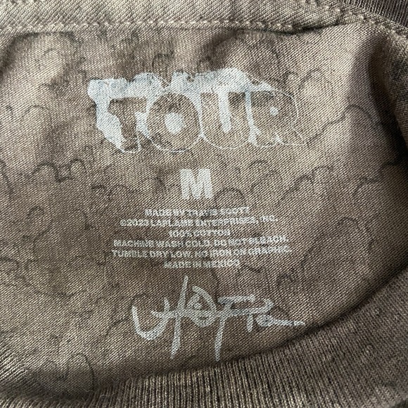 T-shirt Travis Scott Utopia Merch, Blanc, Taille M, Homme, Neuf Sans étiquettes (Gildan)